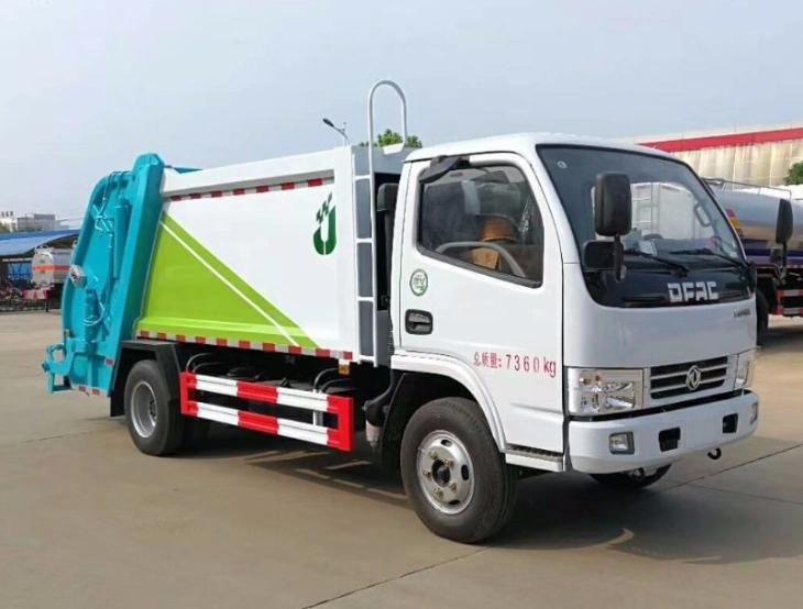 Garbage Collection Equipment Disposal Treatment Vehicle 3ton 4mt Dongfeng Refuse Compactor Truck