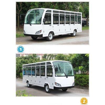 Best Sell Electric Sightseeing Passenger Bus Vehicles for Sale
