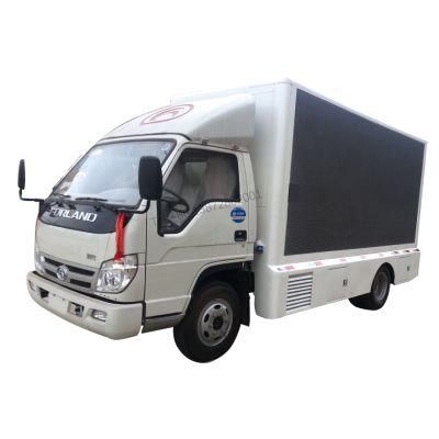 Foton Forland Mini 12V 24V Outdoor Display Mobile LED Advertising Truck