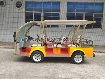 Luxury 8 Seats Electric Pick up Car Classic Sightseeing Car for Hotel