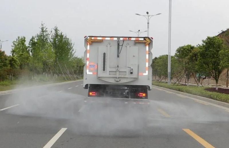 Dongfeng 8ton Stainless Steel Road Sweeper Street Sweeper Street Cleaning Machine Sweeper Truck