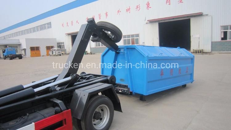 Special Vehicle 4cbm 5cbm 6cbm Solid Waste Management 3ton 4ton 5ton Mini Hook Lift Garbage Bin Truck