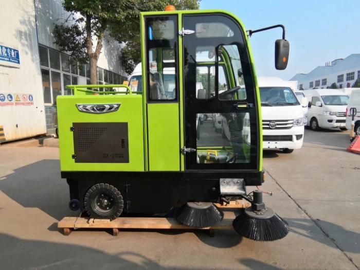 China Mini Electric Street Garbage Cleaning Sweeping Equipment Electronic Road Sweeper Truck
