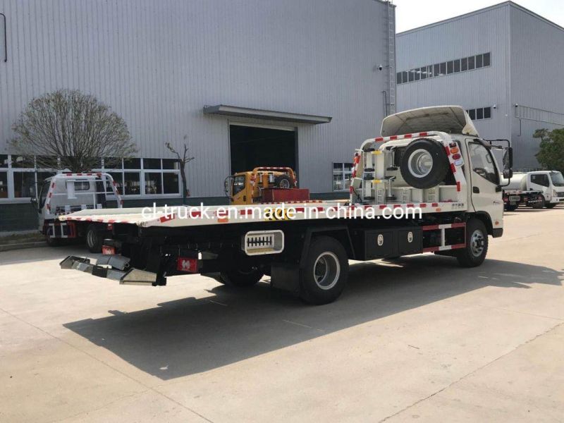 Foton Aoling Aumark Right Hand Drive 4tons 5tons Wrecker and Flatbed Tow Trucks