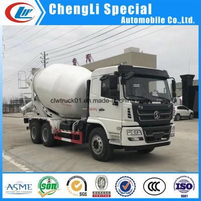 Shacman 10 Wheels Construction Machine Self Loading Concrete Mixer Truck