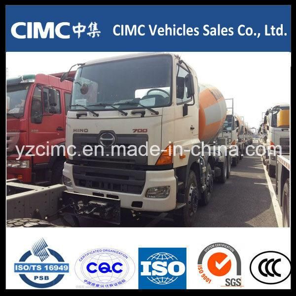 Japan Hino 700 6X4 Concrete Mixer Truck Cimc Drum 10m3 P11c-Uj