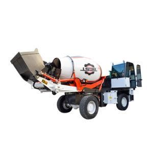 Bst 4 Cbm Automatic Concrete Loading and Feeding Mixing Truck for Construction Equipment