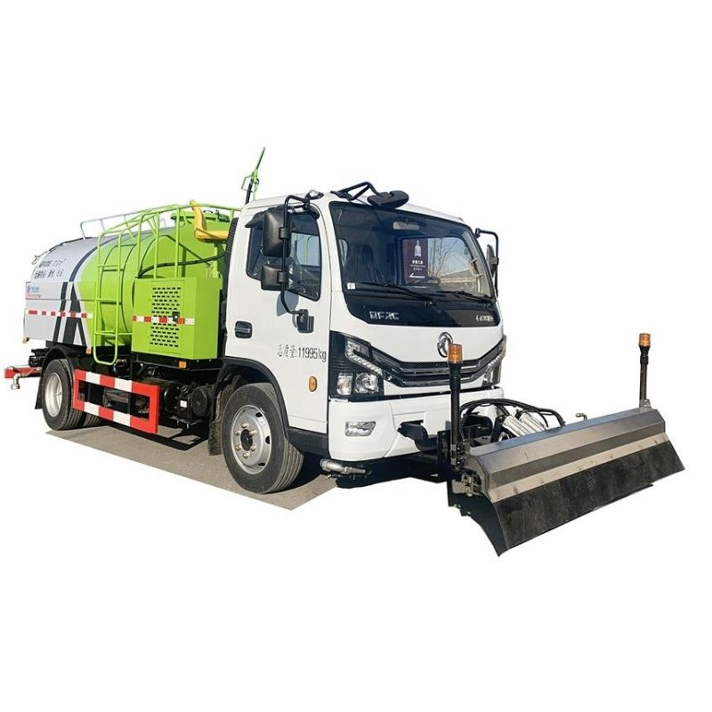 Dongfeng High-Pressure Vacuum Pump Cleaning Truck with Sprinkler Rack and Water Cannon for Watering Pavement