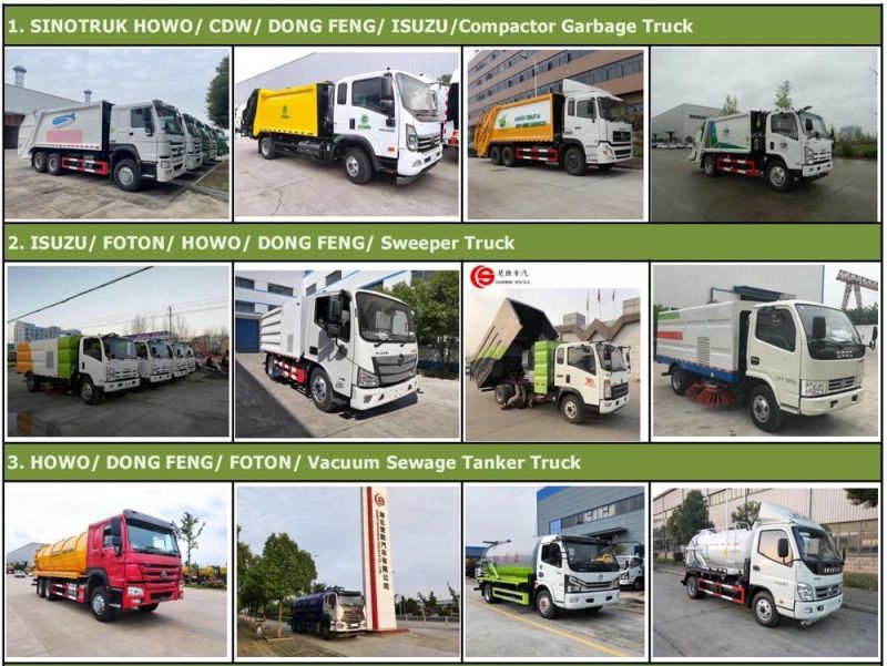 Foton Sewage Suction Truck 5000L Vacuum Sewer Cleaning Truck