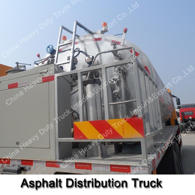 Sinotruk 6X4 Asphalt Distributor Truck for Road Maintenance