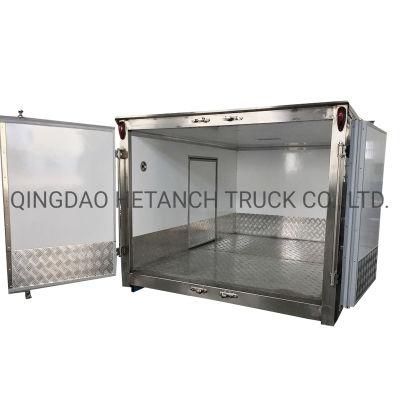 Popular freezer truck/ Corrugated aluminium floor/ FRP XPS Insulated Panel box