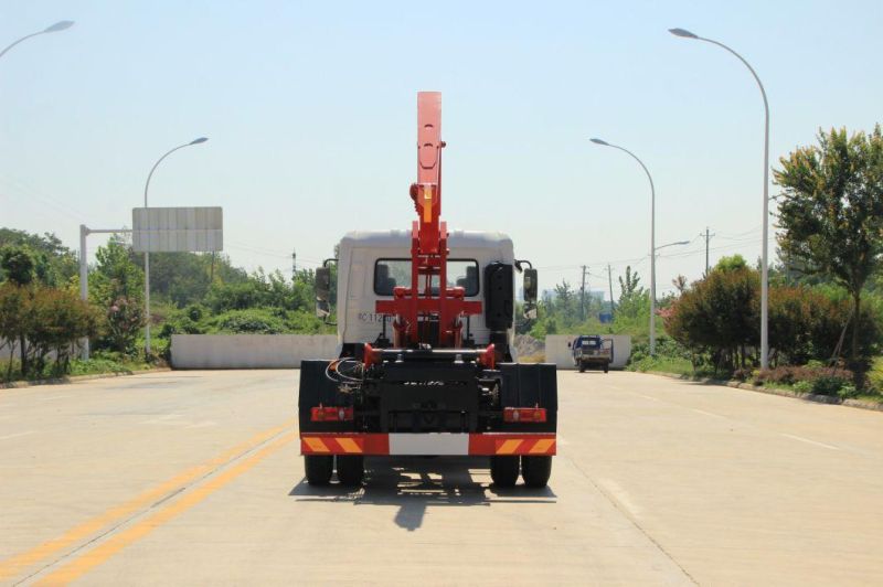 Dongfeng 12cbm Rear Loading Hook Lift Garbage Truck