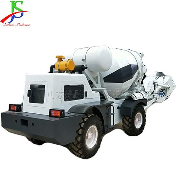 Automatic Feeding 1.5 Cbm 3cbm 4cbm Self Loading Mobile Comrete Concrete Mixer Truck