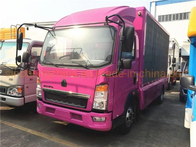 Mini Foton LED Advertising / Ads Displaytruck with P4 Screen for Sale