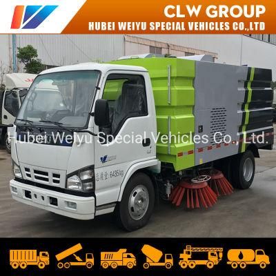 Japanese Brand Chassis Road Sweeper Truck Street Sweeping Cleaning Machine 4 Brushes