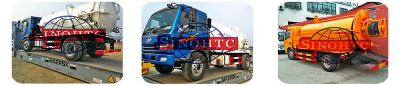 Military quality Suction vacuum sewage tank truck