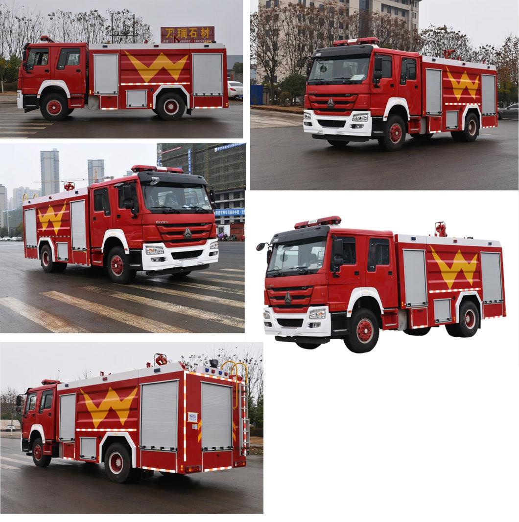 Sinotruk HOWO Heavy Duty Foam Tank Fighting Truck Fire Engine