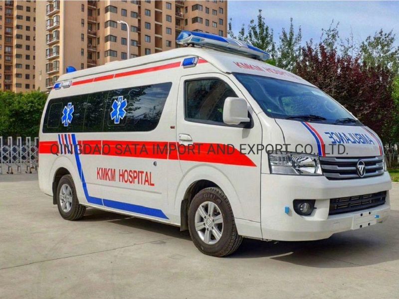 Foton ICU Ambulance Car Rescue Stretcher Ambulance Vehicle