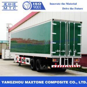 Maxtone Semi Trailer Box Body with FRP Dry Cargo Panel