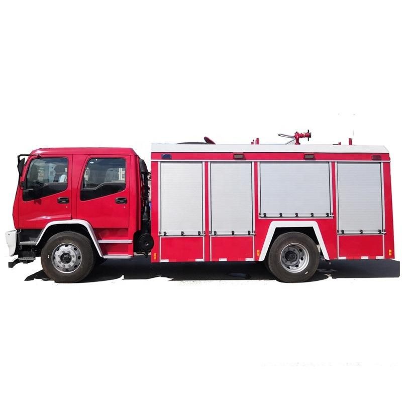 1suzu 4*2 Double Row Cab 6 Wheels Fire Fighting Truck Factory Price for Sale