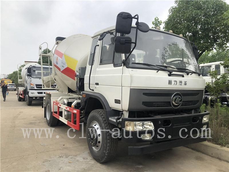 China Clw Brand 5000liters 5cbm Concrete Mixer Truck Cement Mixer Drum Truck