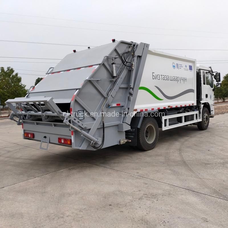 Factory Direct Sale 10m3 12m3 Shacman L3000 Compactor Garbage Truck