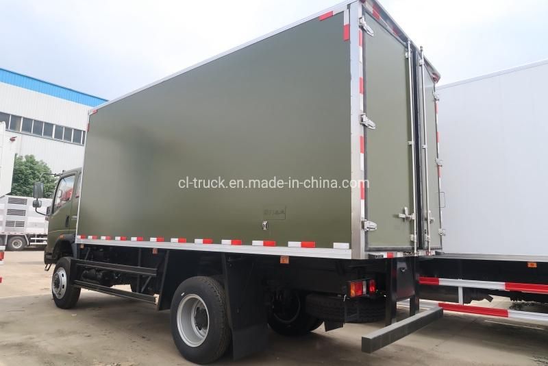 HOWO 4X4 4X2 5tons 8tons 10tons Freezer Cargo Van Frozen Meat and Fish Delivery -18 Refrigerator Truck