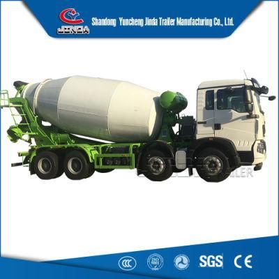 China Factory Export Direct 10cbm Concrete Mixer Prices 2/3 Axles 20ton Concrete Mixer Machine with Pump for Sale