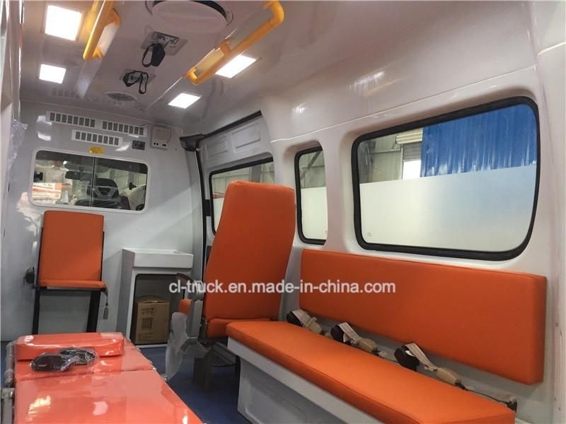 China Brand Foton 4WD 4X2 Type New Ambulance Car Price