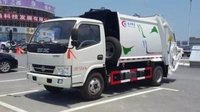 Dongfeng 4X2 Dustcart Bin Lorry Garbage Transport Truck Waste Collection Truck Self Loading Rear Compact Garbage Refuse Truck