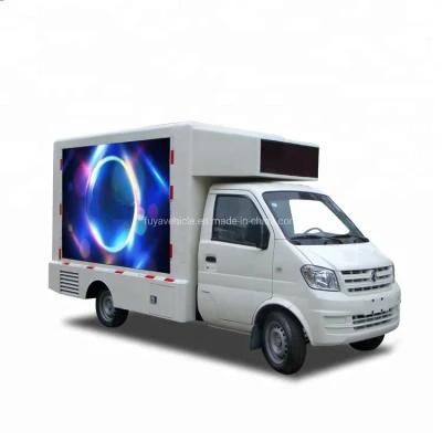 China Mini Gasoline Car Jinbei Mobile Digital LED Billboard Advertising Trucks Price