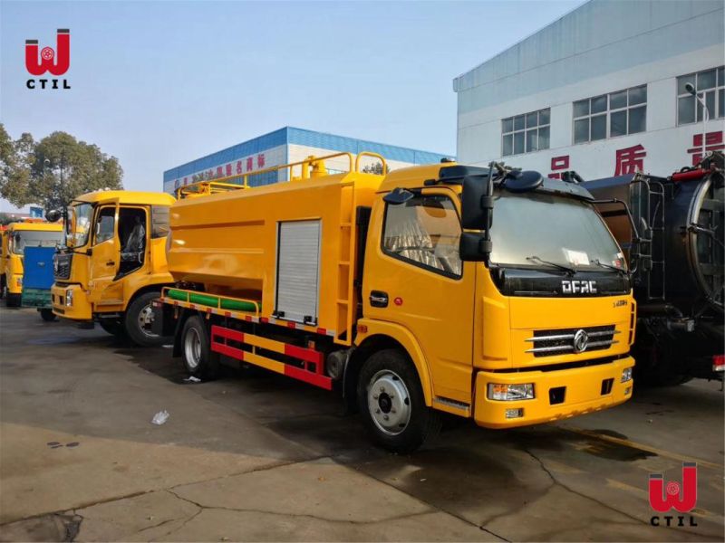 Dongfeng 4*2 Multifunctional Cleaning Sewage Suction Truck Sewer Jet Truck 10 Cubic Meters