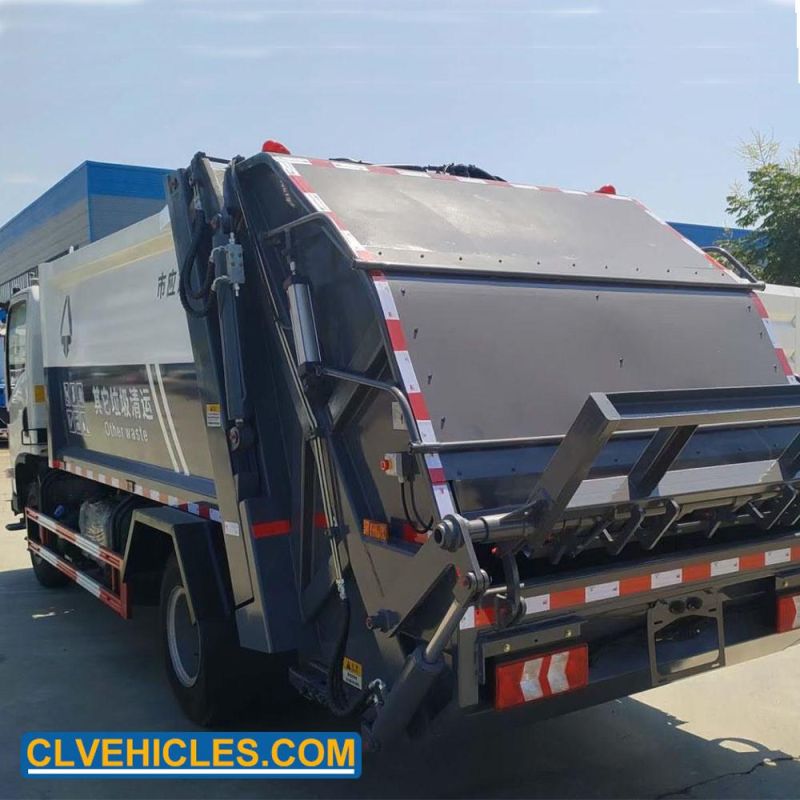 Shacman Light Duty 6cbm Garbage Refuse Truck