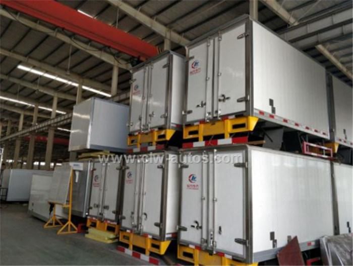 Customized Freezer Refrigerated Truck Box CKD Fiberglass Van Cargo Body