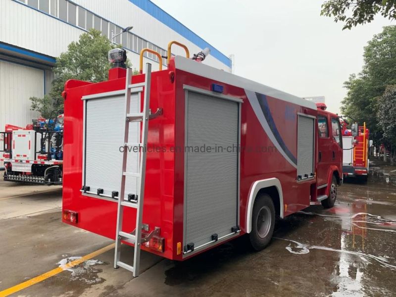 Sinotruk HOWO 4000L Water Tank with Foam Fire Fighting Truck Fire Truck with Equipment