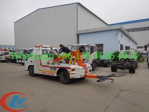China Isuzu 6-Wheel 3t 5ton Wrecker Tow Truck for Sale