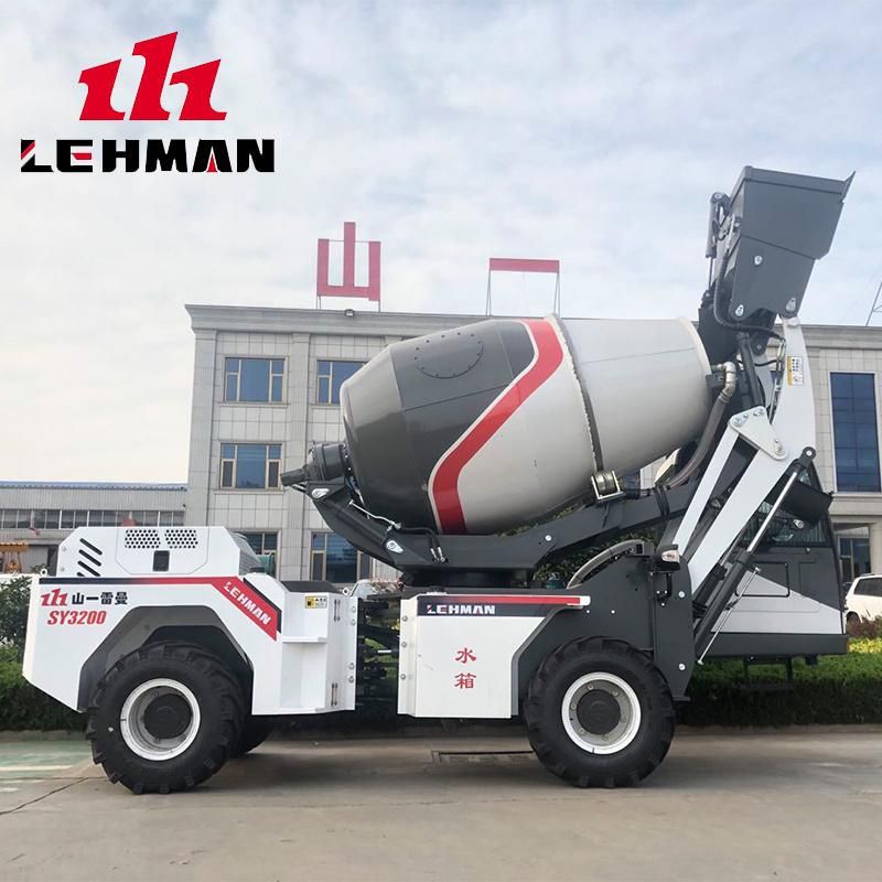 Self Loading Concrete Mixer Truck 1.2cbm to 4cbm