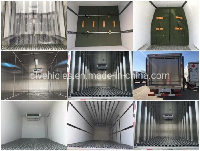 DONGFENG Mini Chiller Freezer Cold Room Refrigerated Van Truck