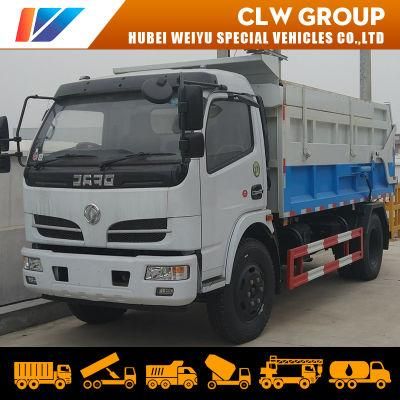 China Dongfeng 5cbm/5000liters Sealed Tipper/Dumper Garbage Truck