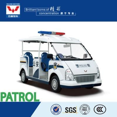 4 Wheel Electric Vehicle Police Patrol Car 5 Seats Support Customization Community Patrol Car