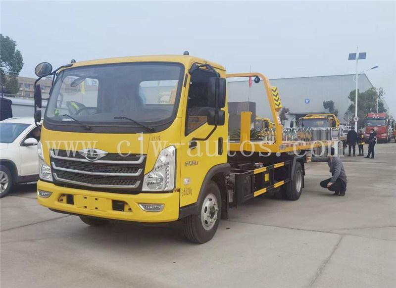 Forland Brand 4X2 Small Wrecker Truck Flatbed Tow Truck for Sale