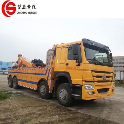 Sinotruk HOWO 6X4 8X4 50t 360 Degree All Rotation Tow Truck