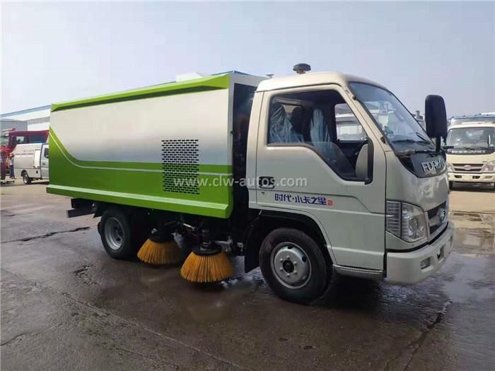 High Performance Mini 2.8m3 Capacity Street Sweeper Made in China Stainless Steel Leaf Collecting Truck