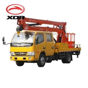 14m Dongfeng Folding Arm High Working Platform Truck