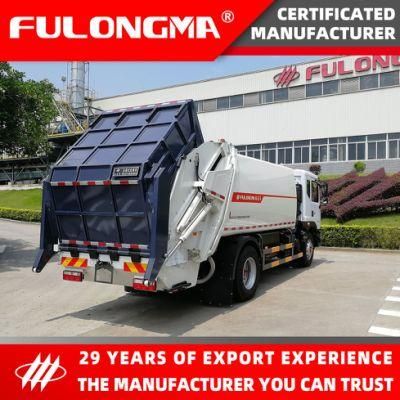 Fulongma Natural Gas LNG Rubbish Collection Garbage Trucks