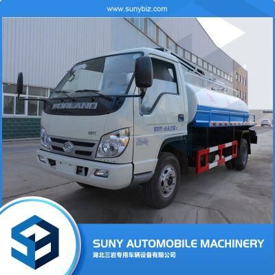 Mini Forland 2000L Fecal Suction Tank Truck for Sale in Africa Market