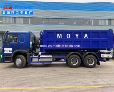 China Brand Shacman HOWO Dongfeng Isuzu 6X4 Hook Lift Container Truck 20tons