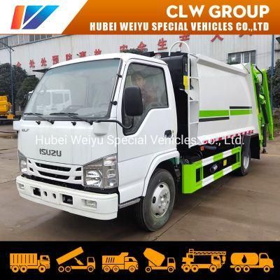 Isuzu Compactor Garbage Truck 5tons 4X2 China Isuzu Garbage Truck