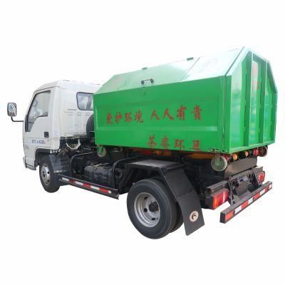 Foton Forland Hook Lift Container Mini 3tons Side Loader Garbage Truck