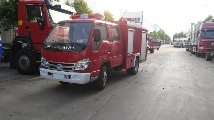 Isuzu Foton 4X2 Fire Truck 8000liter Water Foam Fighting Truck